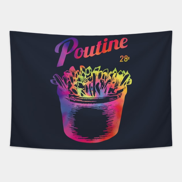 Poutine Tapestry by Messijoun