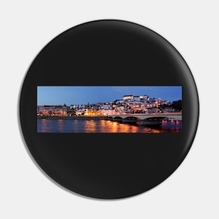 Old town, river, Mondego, Coimbra, Portugal, city, evening, dusk Pin