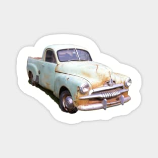 The rusty Holden FJ Ute. Magnet