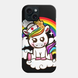 Unicorn Nurse Nurses EMT Phone Case