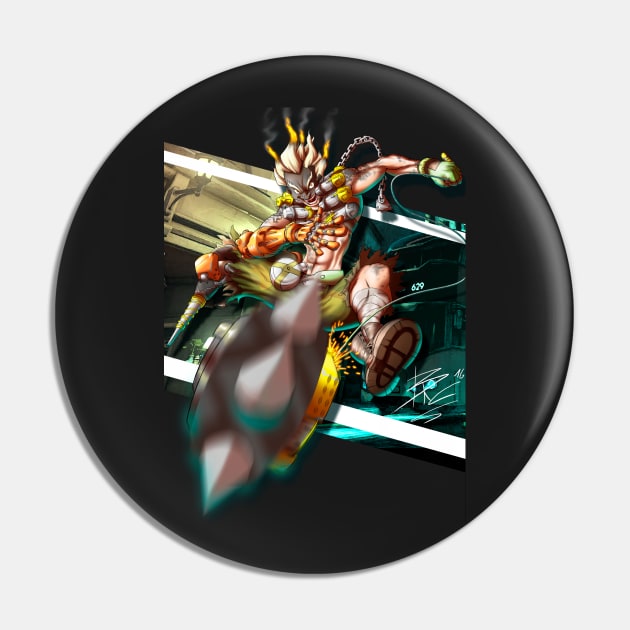 Junkrat Pin by gabrielcardozoart