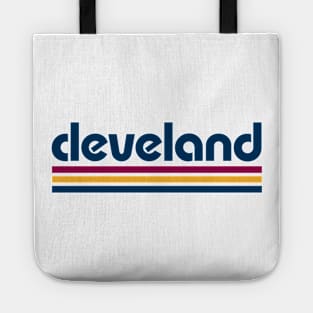 Retro Cleveland Stripes Tote