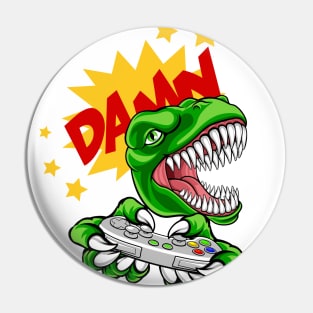 T-rex-DAMN Pin