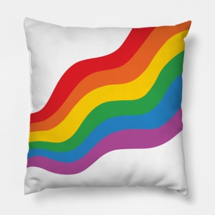 Rainbow Wavy Pillow