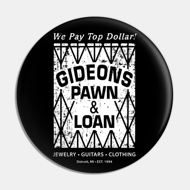 Gideon's Pawn & Loan Window Pin by SaltyCult