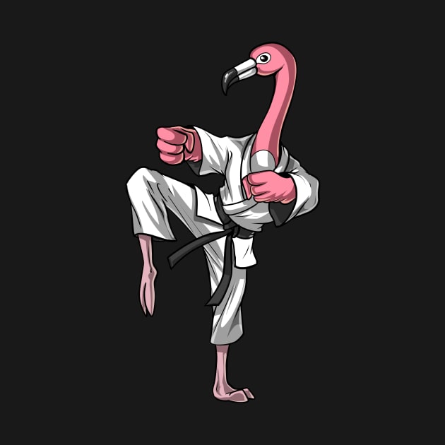 Flamingo Bird Karate by underheaven