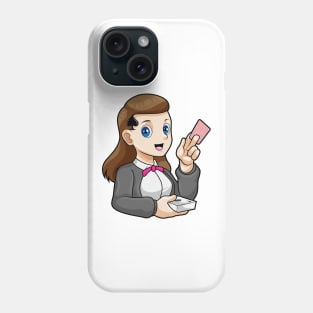 Dealer at Poker Phone Case