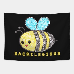 Sacrilegious Bumblebee Tapestry