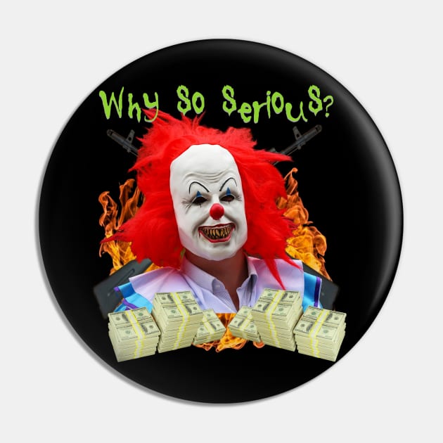 Insane Corny Joke Clown Scary Cringe Meme Shirt You'd See At Walmart Parody Pin by blueversion