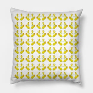 Yellow Rose floral fabric design for the home Pillow