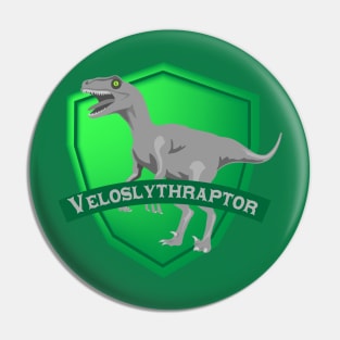 Mesozogwarts Veloslythraptor Pin