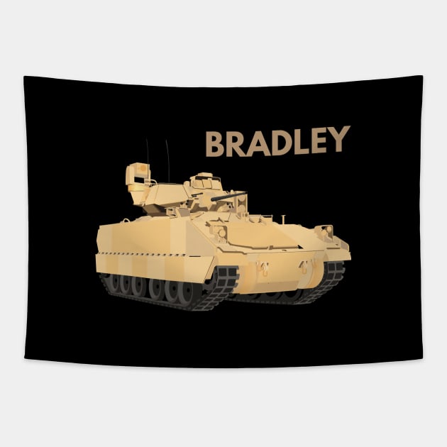 Bradley Fighting Vehicle Tapestry by NorseTech