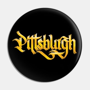 Pittsburgh Calligraphy Pin