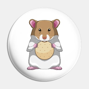 Hamster with Biscuit Pin