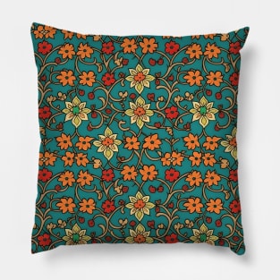 Hawaiian Floral Elegance Pillow