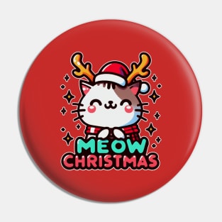 meow cristmas - mary cristmas Pin