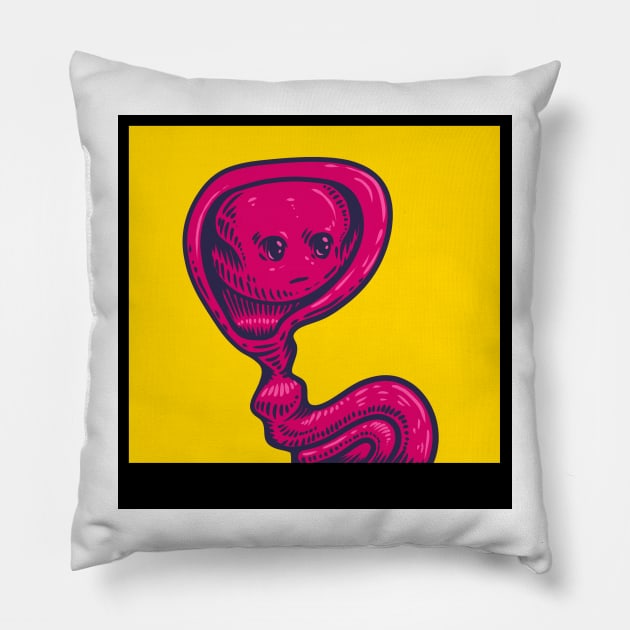 The Speculative Stain Pillow by Spinner-vision