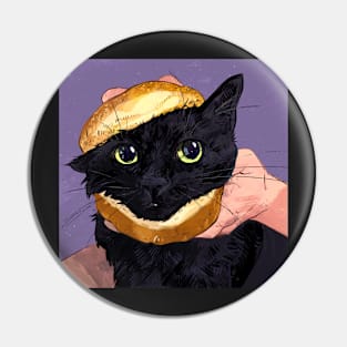 Cat Burger Pin