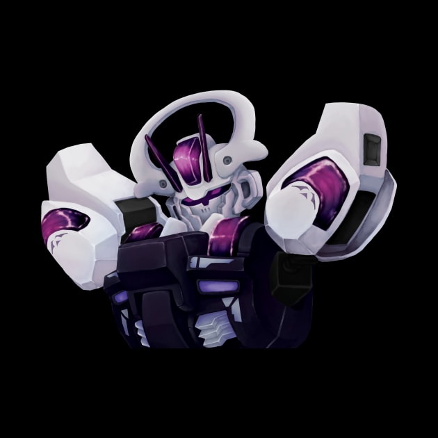 Schwarzette Gundam by vdrawsrobots
