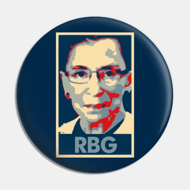 Ruth Bader Ginsburg Political Parody Pin by ThreadChef