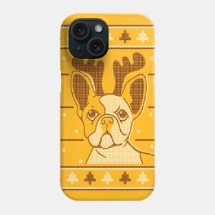 Rudolph The Christmas Pug Graphic Tee Phone Case