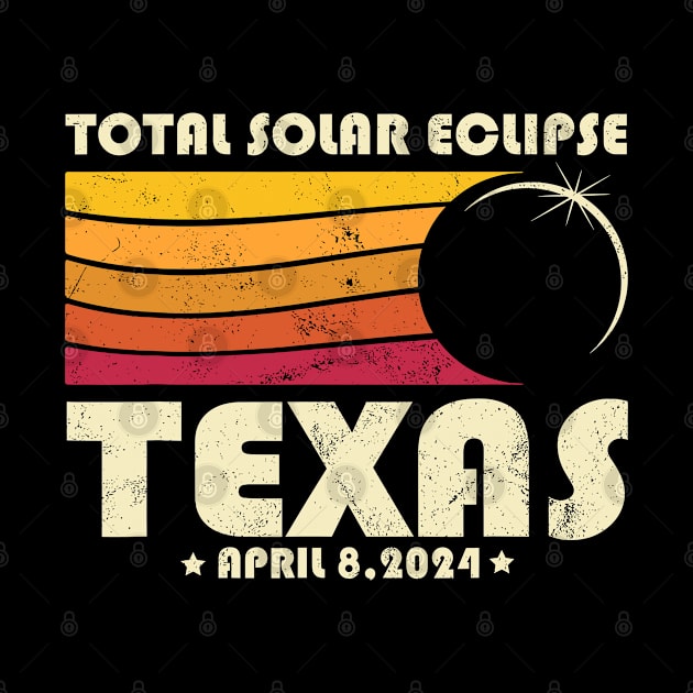 Total Solar Eclipse April 8 2024 Retro Groovy Women Kids Men by SmilArt