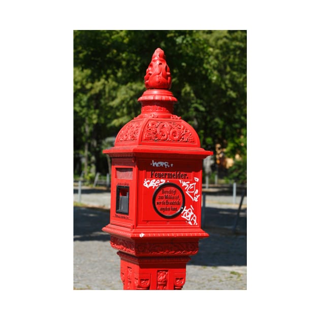 Historical fire alarm, Berlin, Germany, Europe by Kruegerfoto