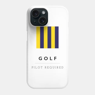 Golf: ICS Flag Semaphore Phone Case