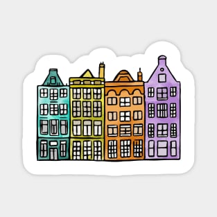 Amsterdam Row House Magnet