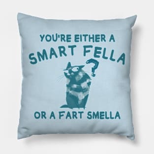 funny cat puns Pillow