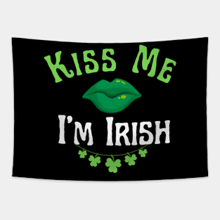 St Patrick's Day Kiss me I'm Irish Tapestry