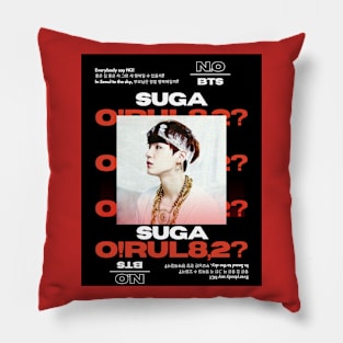 BTS: Suga N.O Pillow