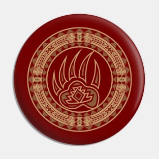 Bear Spirit (Maroon) Pin