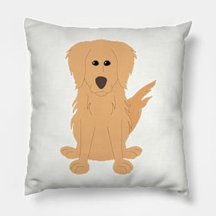 Dog Cartoon Amazing Golden Retriever Pillow