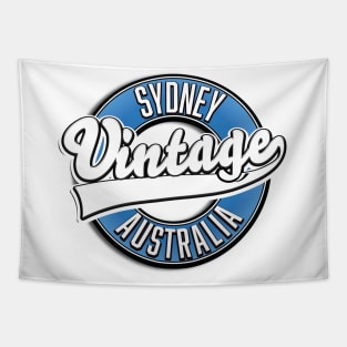 Sydney Australia Vintage style logo Tapestry