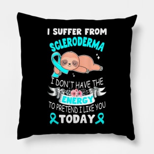 Sloth I From Scleroderma Awareness Pillow