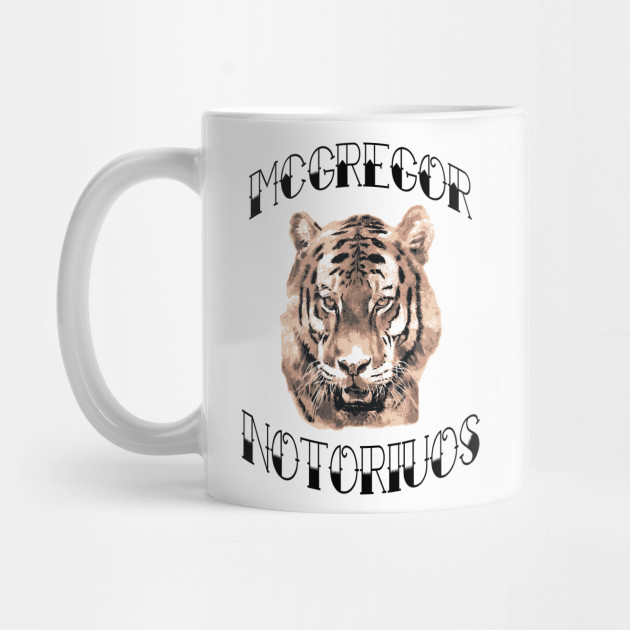Conor Mcgregor Tiger Mcgregor Mug Teepublic