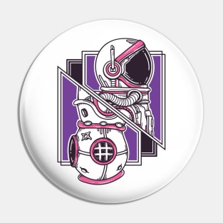 The Explorer Of The Unknown (Purple) Pin