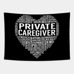 Private Caregiver Heart Tapestry