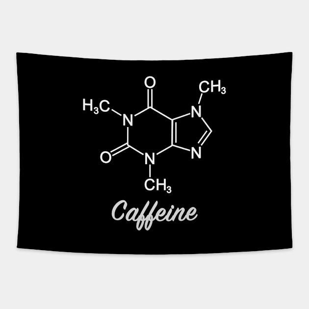 Caffeine Molecule Tapestry by NeilGlover