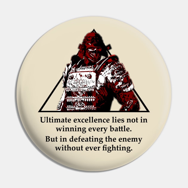 Warriors Quotes XIX: "Ultimate excellence lies not in winning every battle" Pin by NoMans