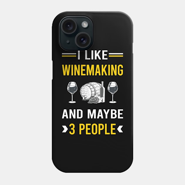 3 People Winemaking Winemaker Phone Case by Good Day