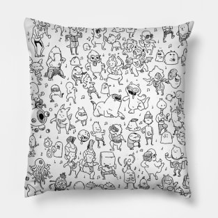 Alien Dance Party 2: Intergalactic Boogaloo Pillow