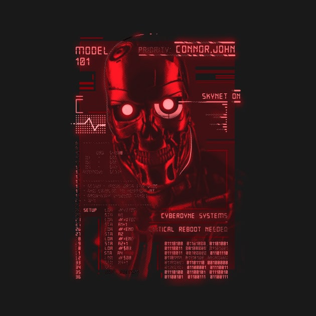 Terminator red by Mateus