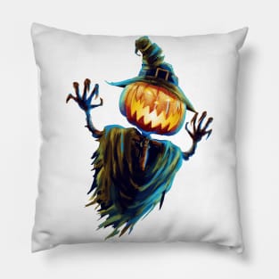 Halloween Fun - Scary Pumpkin Scarecrow Pillow