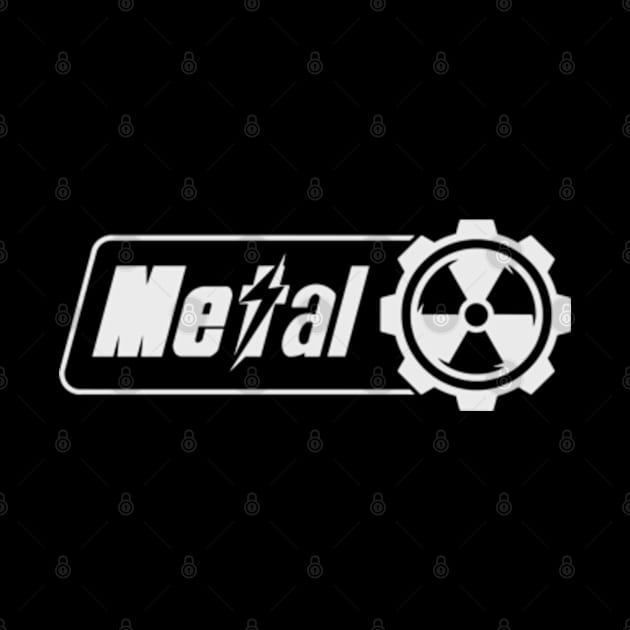 Metal Fan Nuclear Logo by Kaijester