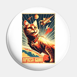 Space cat Pin