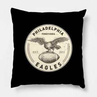 Vintage Philadelphia Eagles 1 by Buck Tee Pillow