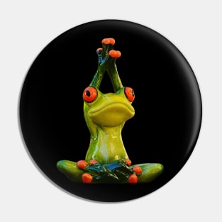 Yoga Frog - Sukhasana Pose Pin