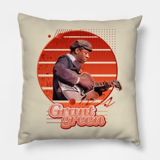 Grant green | Retro style Pillow